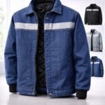 Kot İş Montu – Dayanıklı Reflektörlü İş Ceketi