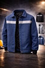 Kot İş Montu – Dayanıklı Reflektörlü İş Ceketi - Görsel 2