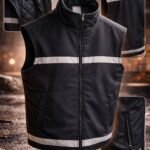 Gabardin içi kapitoneli yelek