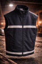 Gabardin içi kapitoneli yelek - Görsel 2